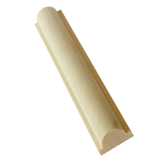 Holzprofilleiste, Holzleiste antik, Holzzierleiste alt, Fichte, 45cm, 18x7mm